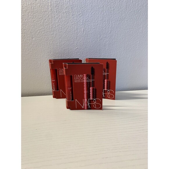 3 X NARS Climax Mascara in Explicit Black 0.06 oz / 1.8g Sample Size NEW - Picture 1 of 7